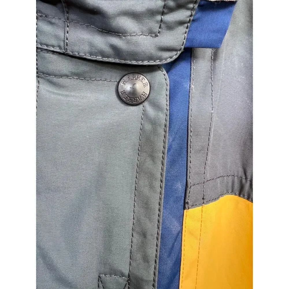 Marker Ski/Snowboard Insulated 2 In 1 Jacket Coat Yellow Gray Youth Size 6
